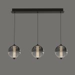 Подвесной светильник MD24022079-3B black/smoky