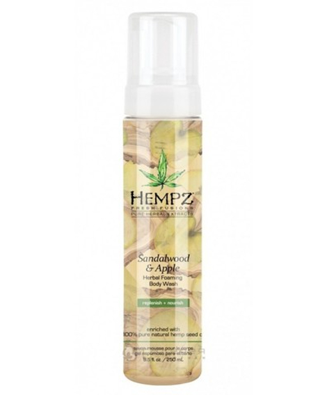 Гель-мусс для душа HEMPZ Sandalwood & Apple Herbal Foaming Body Wash 250 мл