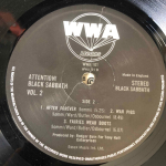 Black Sabbath / Attention! Black Sabbath Volume Two (LP)