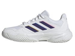 Женские Кроссовки теннисные Adidas CourtJam Control 3 W - footwear white/core purple/footwear white