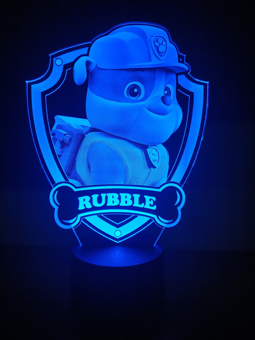Ночник "Щенячий патруль Крепыш (Rubble)"