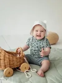 Панама с ушками "Молоко" 0+