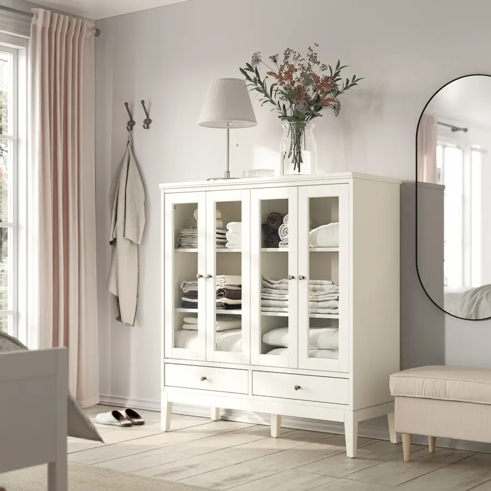 Шкаф - IDANÄS/IDANАS  IKEA/ ИДАНАС ИКЕА, 121x50x135 см, белый