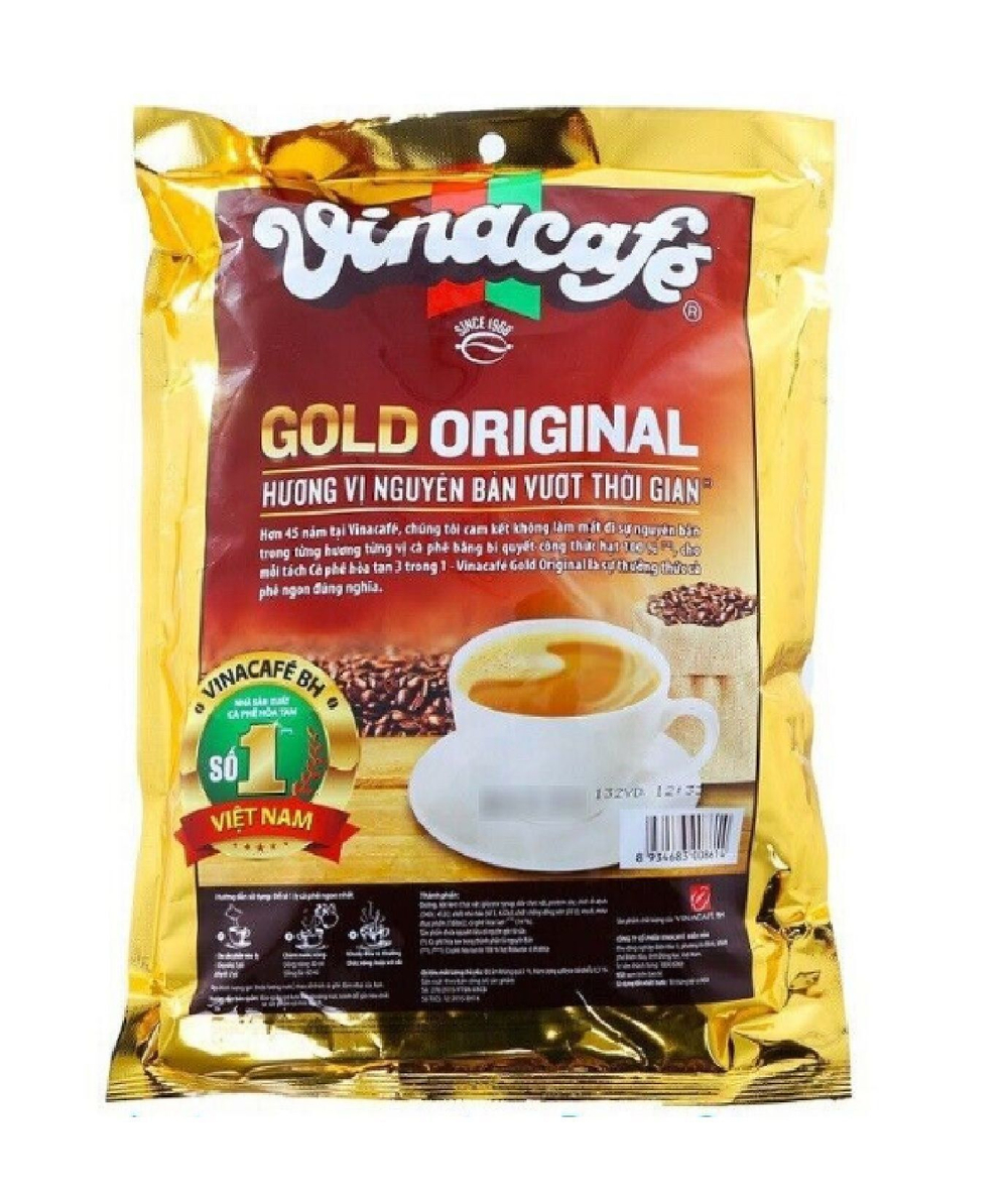Вьетнамский растворимый кофе Gold Original 3в1 (VinaCafe), 24 пак*17гр