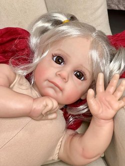 Кукла Реборн мягконабивная 60см без одежды (FA-597W)