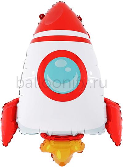 Шар (32''/81 см) Фигура, Ракета, 1 шт.