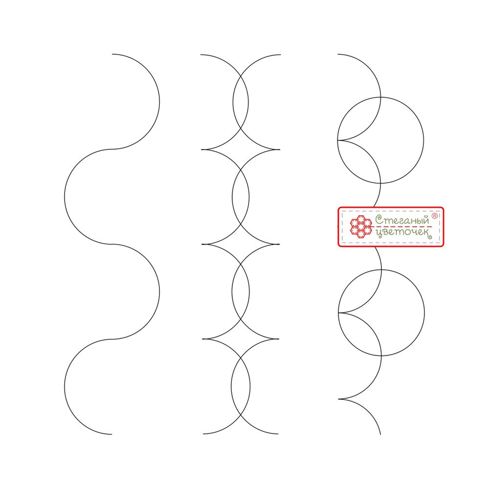 Линейка для стежки №14, 3 мм (aрт. Y14)