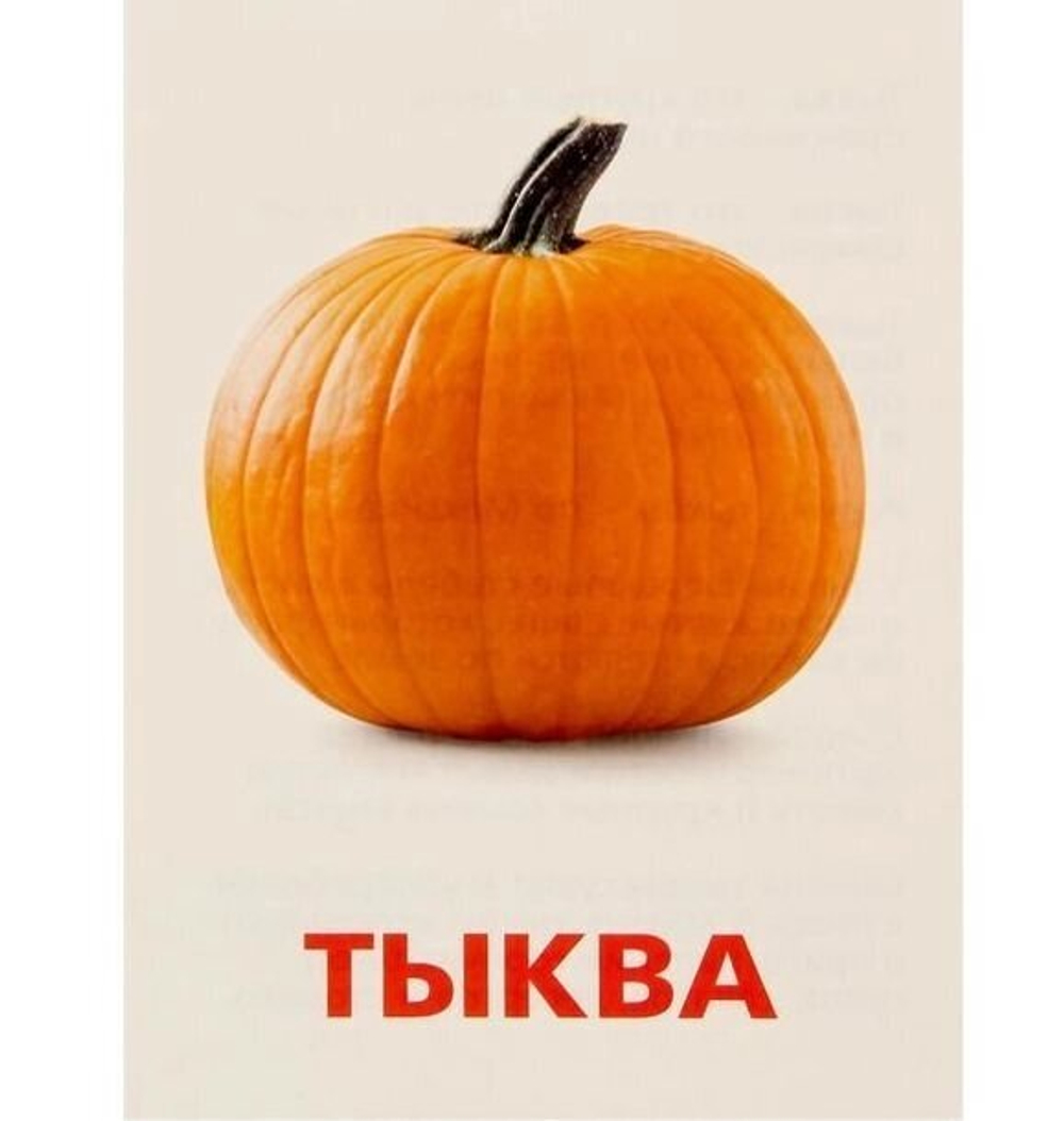 Обучающие карточки по методике Г. Домана "Овощи" 1716780