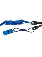 Стоп шнур Yamaha с неопрен. браслетом синий
