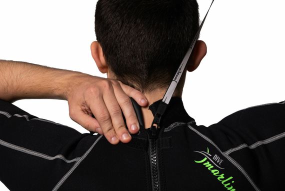 Гидрокостюм Marlin Malibu Shorty Man черно-серебристый 2,5 мм