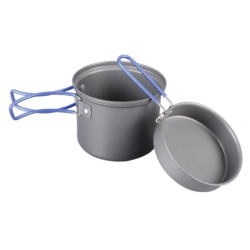 Tramp Котелок с крышкой-сковородой из анодированного алюминия 1 л, TRC-039