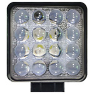Прожектор LED -квадрат 48W ( 85*85*20) 16SMD+LENS (Floоd) (шт) G0002-mini WHITE 31601