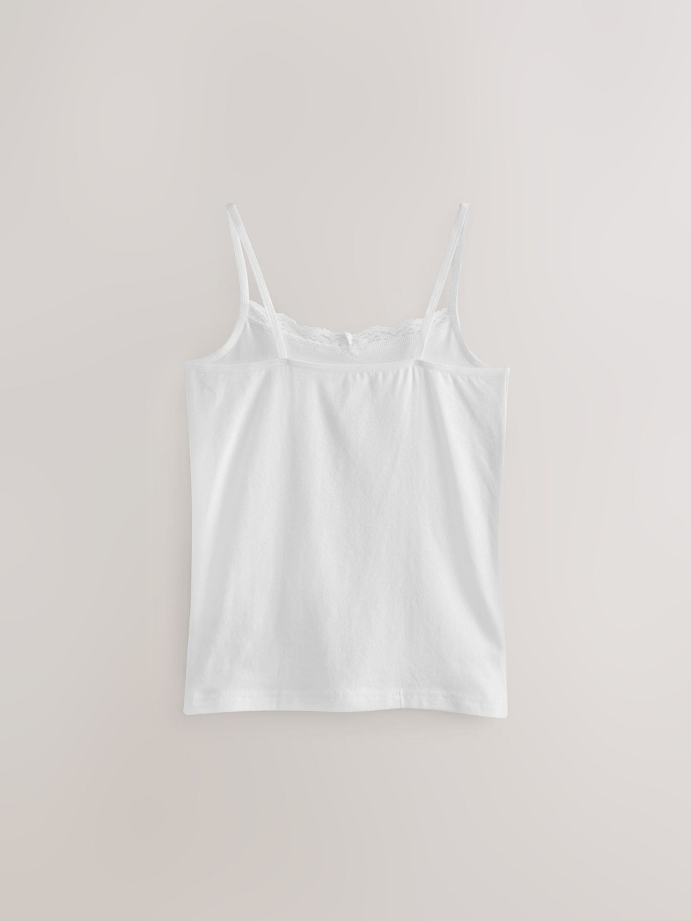 Майка на бретельках для девочки Next 185-023, 3 шт., Белый