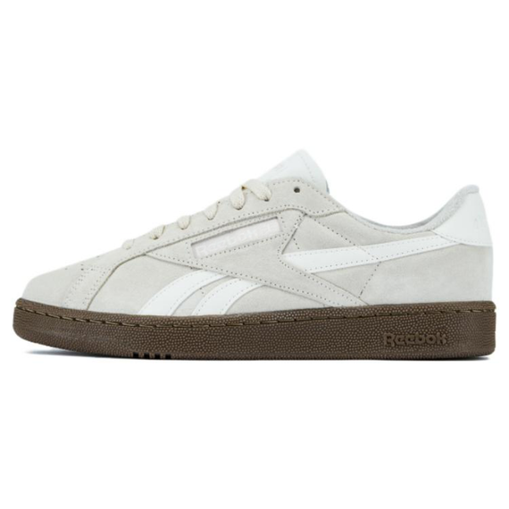 Reebok Club C Кроссовки для скейтбординга Низкие Серые Белые Унисекс
