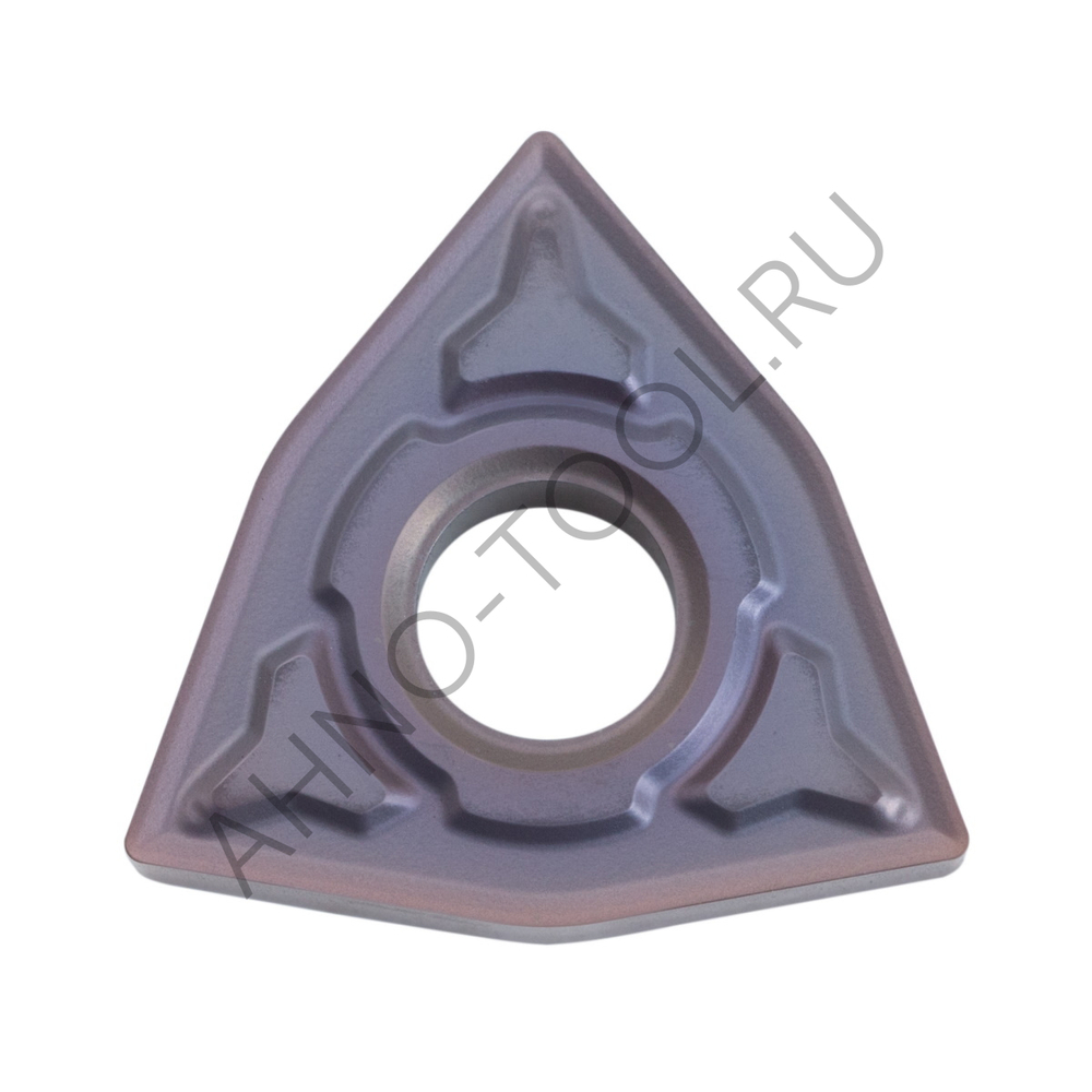 Пластина твердосплавная ISO WNMG080404-MMA APM20B AHNO по жаропроч. и нерж.стали, получистовая