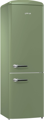 Отдельностоящий двухкамерный холодильник Gorenje ORK192OL