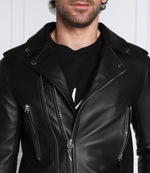 кожаная куртка Giuseppe Zanotti - черный(IRU2009)