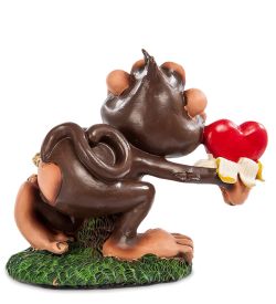 RV-473 Фигурка Обезьяна «Подарок любимой» (W.Stratford)