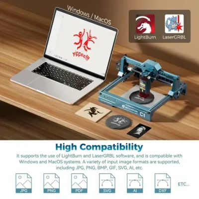 SCULPFUN фрезер по дереву C1 Фрезерный станок с ЧПУ 3Вт станок с ЧПУ СДЕЛАЙ САМ Лазерный гравер