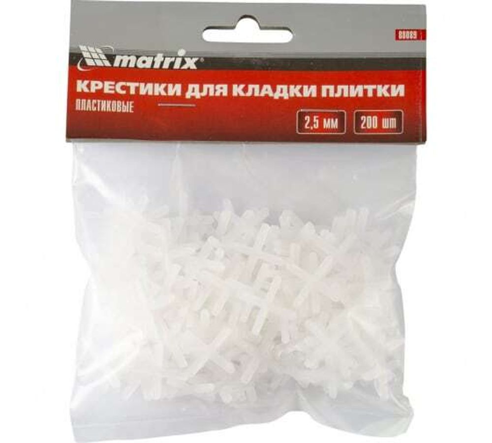 Крестики 2,5 мм, 200 шт.// Matrix 88089