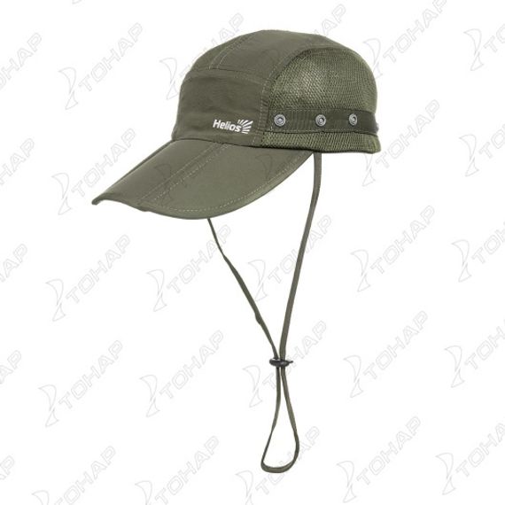Бейсболка Helios с защитой шеи и лица (олива)