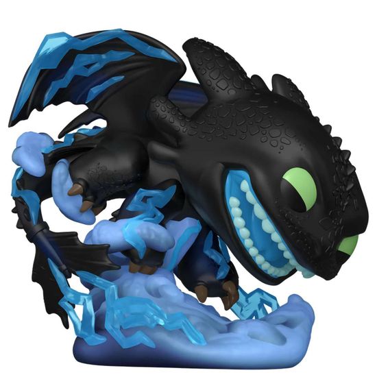Фигурка Funko POP! Premium How to Train Your Dragon Toothless w/Lightning (Exc) (1872) 84428 / Фигурка Фанко ПОП! по мотивам мультфильма "Как приручить дракона", Беззубик