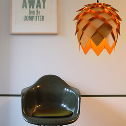 Подвесной светильник Crimea Pine Cone natural wood D20