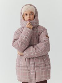 Куртка зимняя дутая "Розовая" 7+