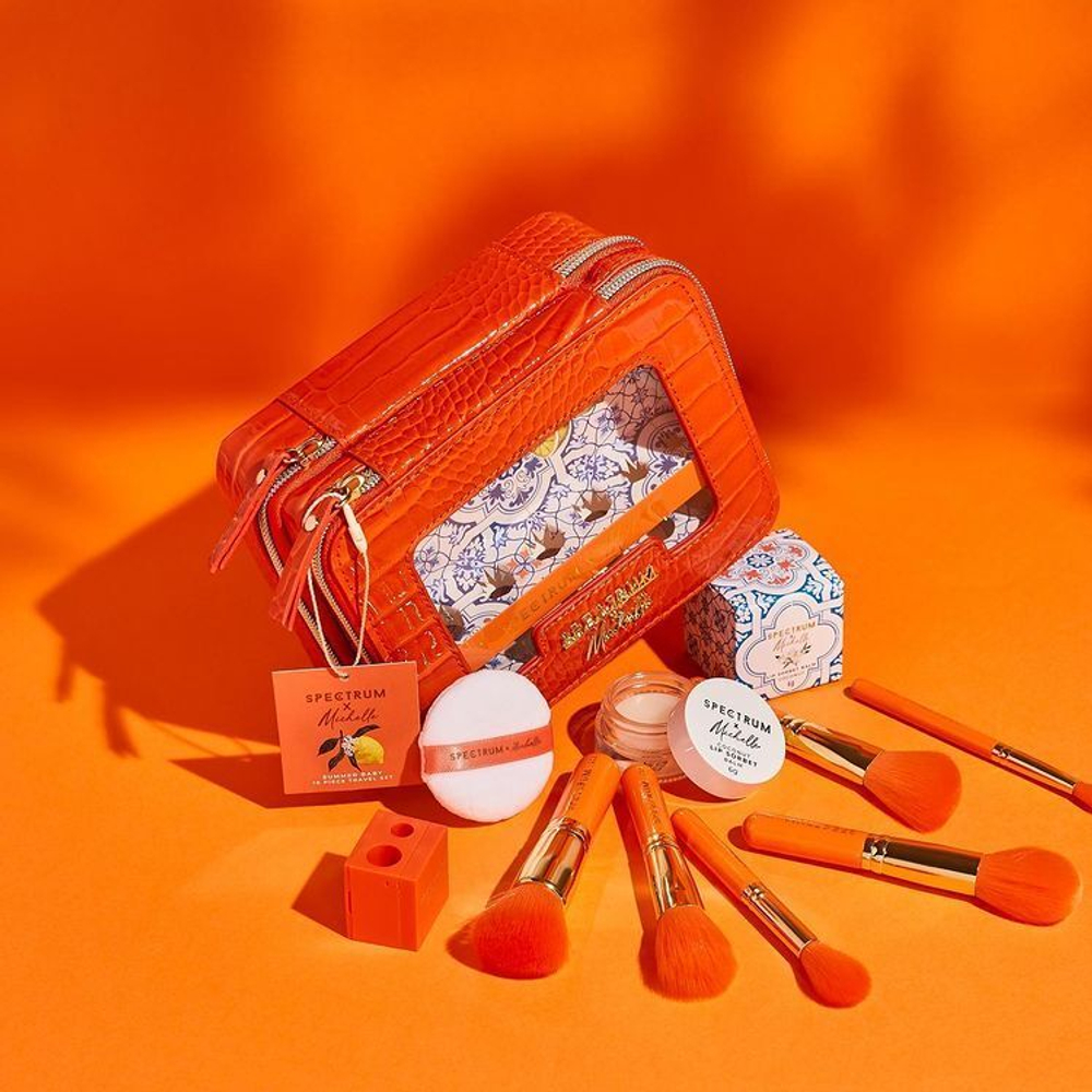 Spectrum x Michelle Keegan Sunset Orange Brush Set