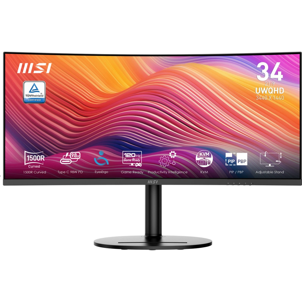 Монитор MSI 34" Modern MD342CQP, VA LED 3440x1440 120Hz