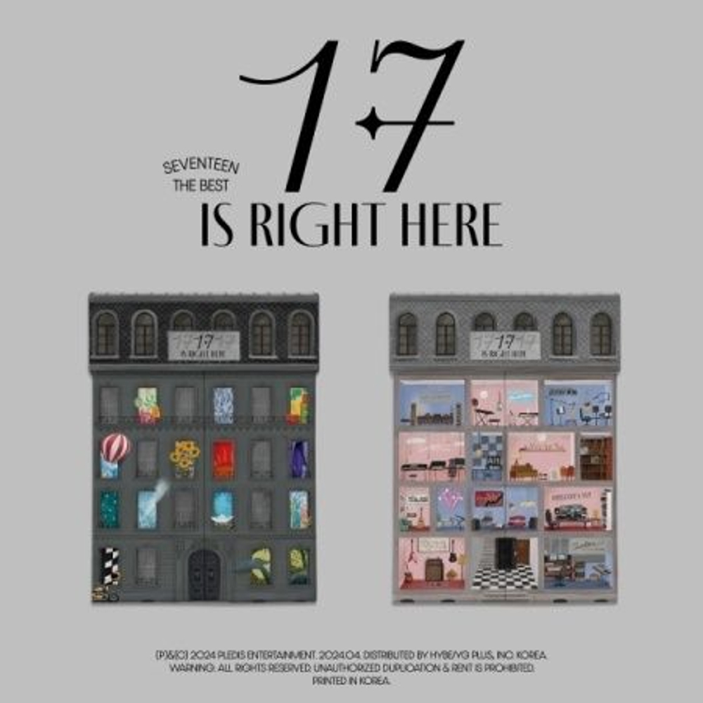 Альбом SEVENTEEN - 17 IS RIGHT HERE SEVENTEEN The Best Album 2 Version SET