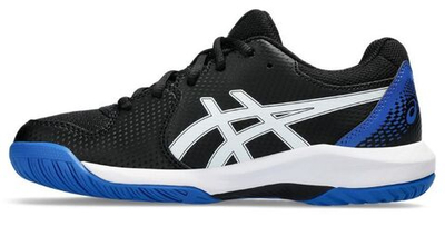 детские Кроссовки теннисные Asics Gel-Dedicate 8 GS - black/tuna blue