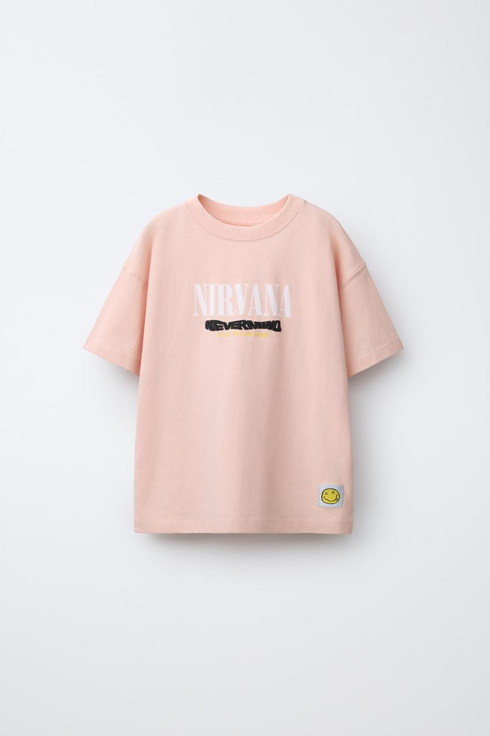 ZARA ФУТБОЛКА С ПРИНТОМ NIRVANA®, ОРАНЖЕВЫЙ