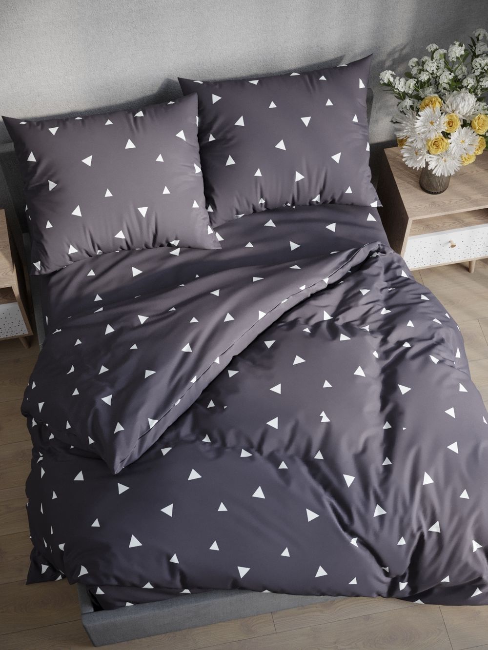 Простынь на резинке Simple House "Paper" 120х200 см