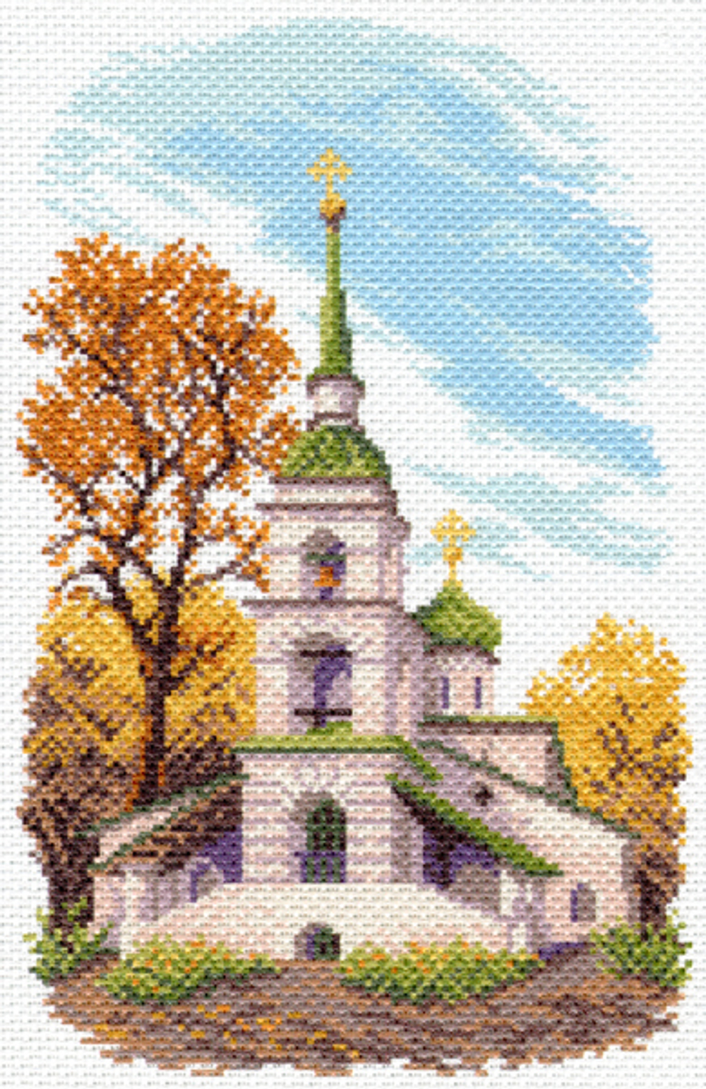 "Храм Анастасии Узорешительницы"-1646 канва с рисунком