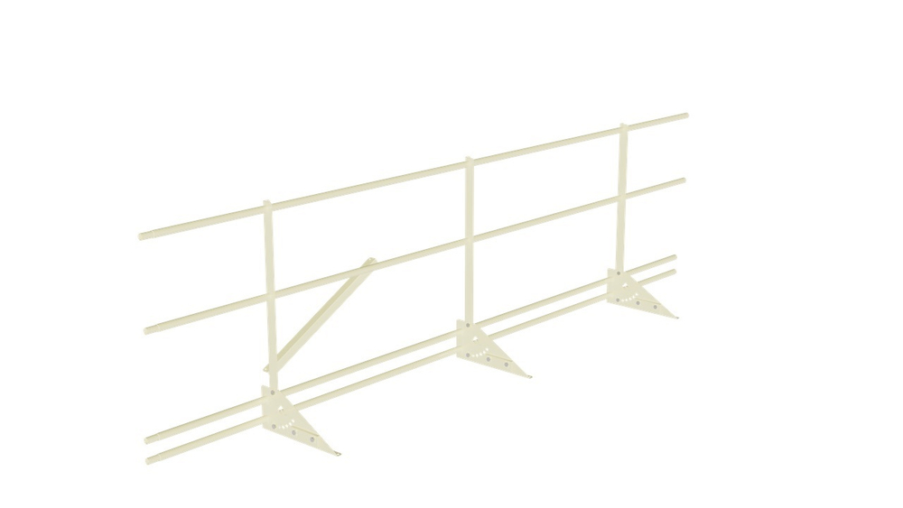 Кровельное ограждение Fachmann KO/SK/SN-800-2-3000 Фальцевый крепеж RAL