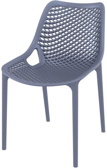 Стул пластиковый Air темно-серый