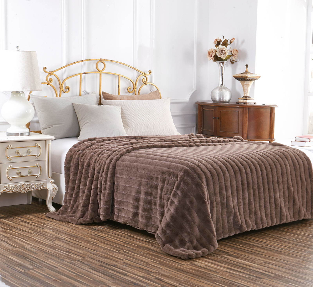 Плед 160х220 Sofi De MarkO Анабель шоколад