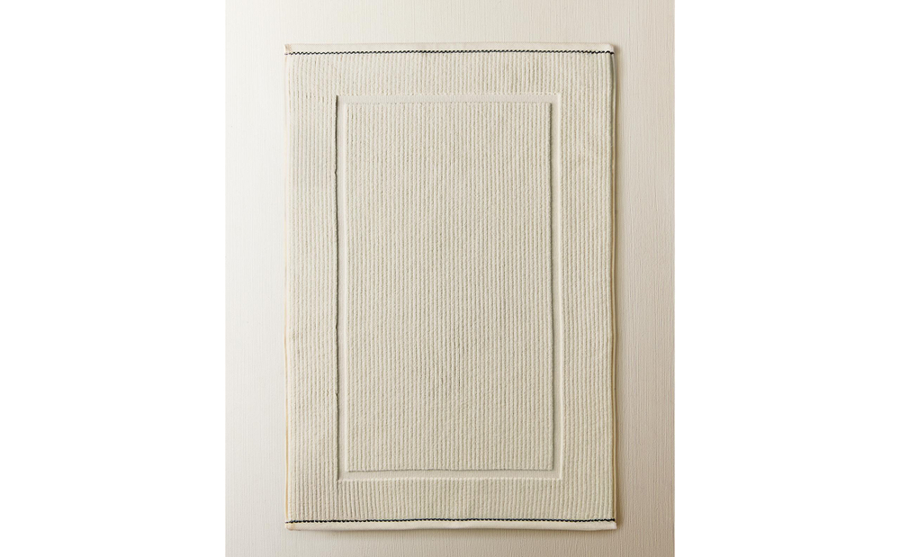 Zara Home коврик для ванной из хлопка, песочный, в полоску, 50x80 см