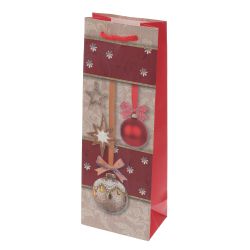 GAEM Пакет подарочный для бутылок (бумага 210г/м2, блок 12шт), L12,5 W8 H36 см, 4в.