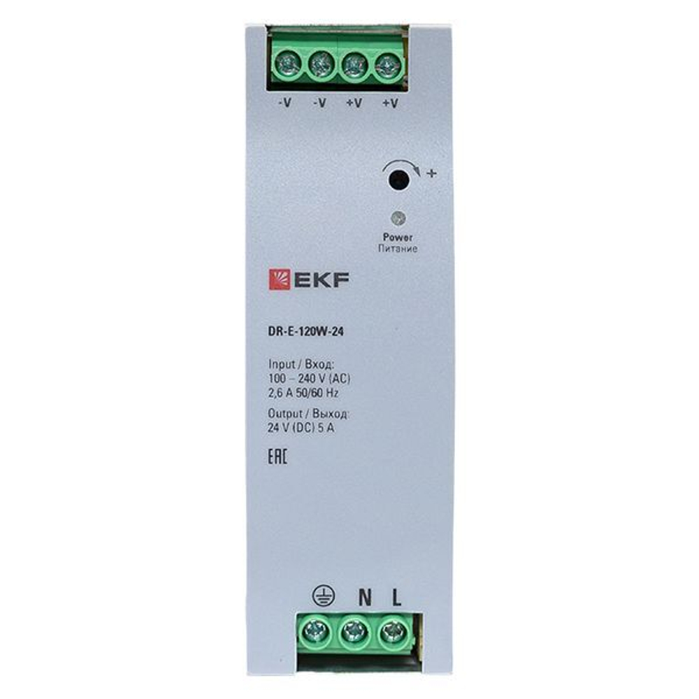 Блок питания  EKF DR-E-120W-24