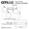 Потолочная светодиодная люстра Citilux Dorsy CL223131