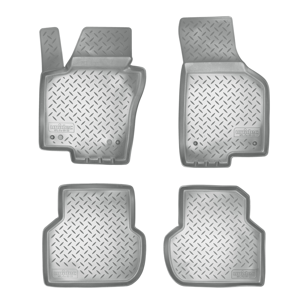 Ковры в салон Norplast/Unidec для Volkswagen Jetta (2011-2015), Серый, арт.NPL-Po-95-22-G