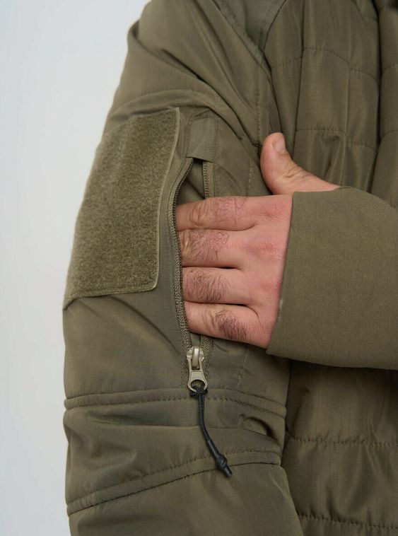 Тактическая военная демисезонная куртка Джунгли 2 с капюшоном Олива