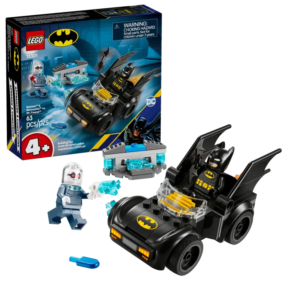 Конструктор LEGO The Batman 76301 Бэтмен и Бэтмобиль против Мистера Фриза