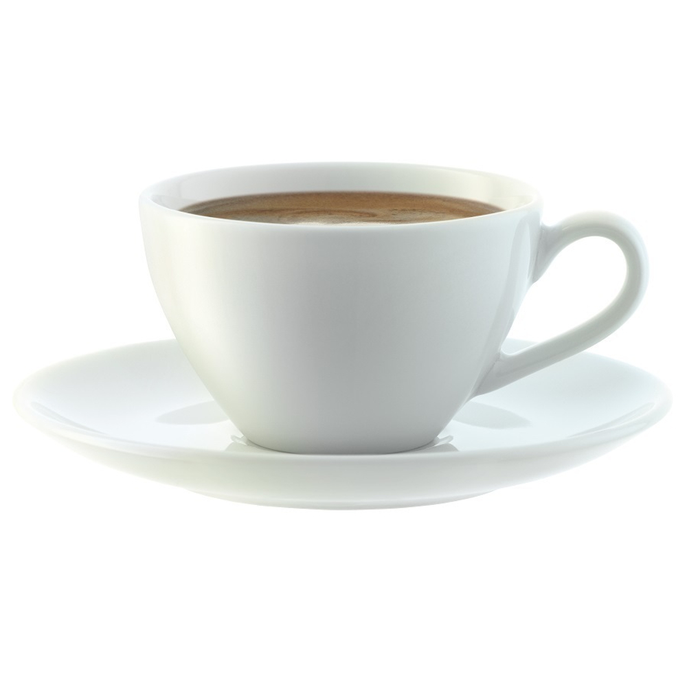 Набор эспрессо чашек с блюдцами dine, 100 мл, 4 шт.