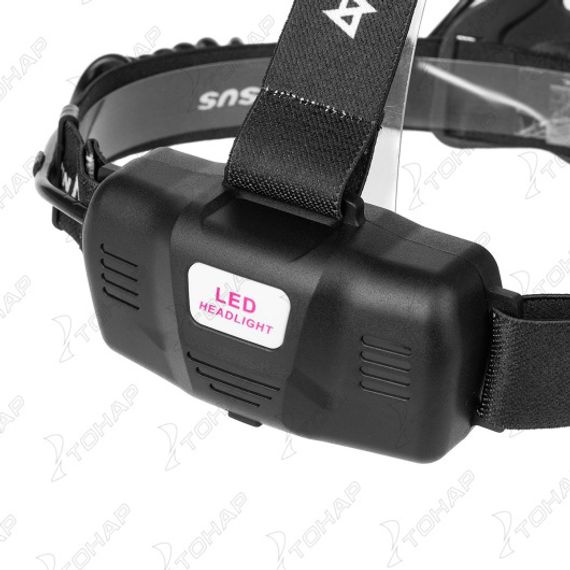 Фонарь налобный 1950 LM, IP32, USB (N-FN-HL08) NISUS