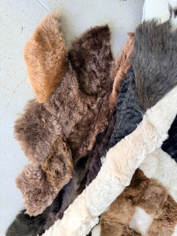 Меховой Коврик прикроватный накидка на кресло из овчины