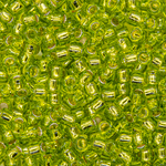 Японский бисер TOHO Round 8/0 (№24), с внутренним серебрением, прозрачный