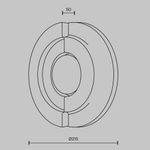 Настенный светильник (бра) Maytoni MOD462WL-L10BG3K